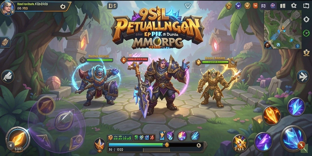 Tampilan gameplay 9SL yang mendebarkan dalam dunia MMORPG.