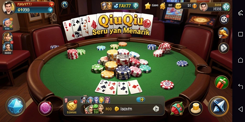 Gameplay seru dan menarik di FAV77 saat bermain QiuQiu.