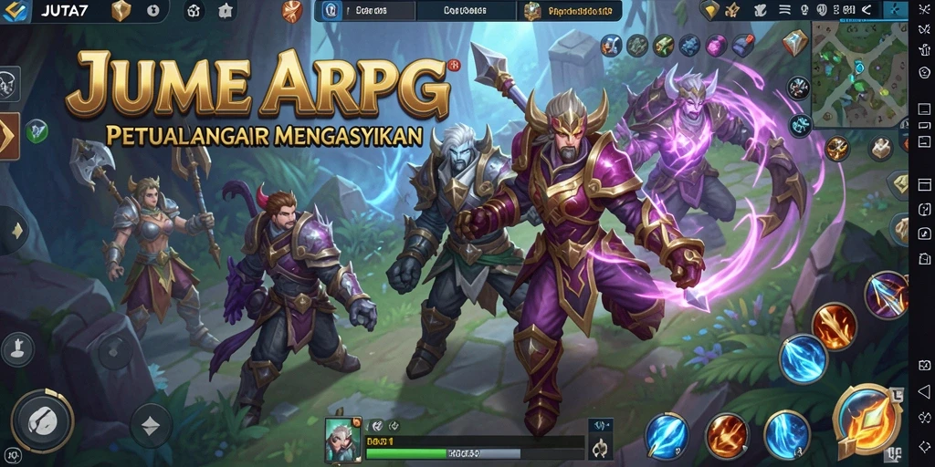 Screenshot dari gameplay seru dan aksi mendebarkan di JUTA7.