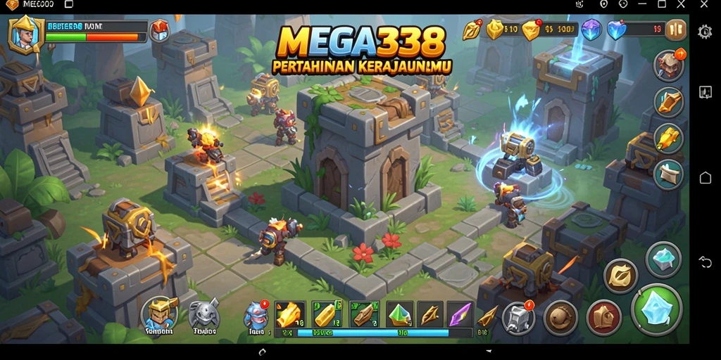 Gameplay seru dan menegangkan dalam pertahanan kerajaan di MEGA338.